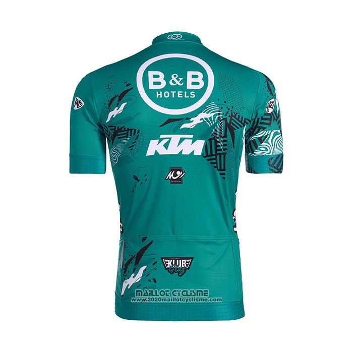 2022 Maillot Cyclisme Vital Concept-bb Hotels Lumiere Vert Manches Courtes et Cuissard